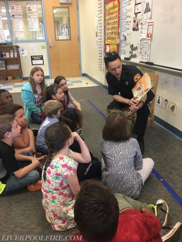 Long Branch Elementary School Career Day - Liverpool Fire Department